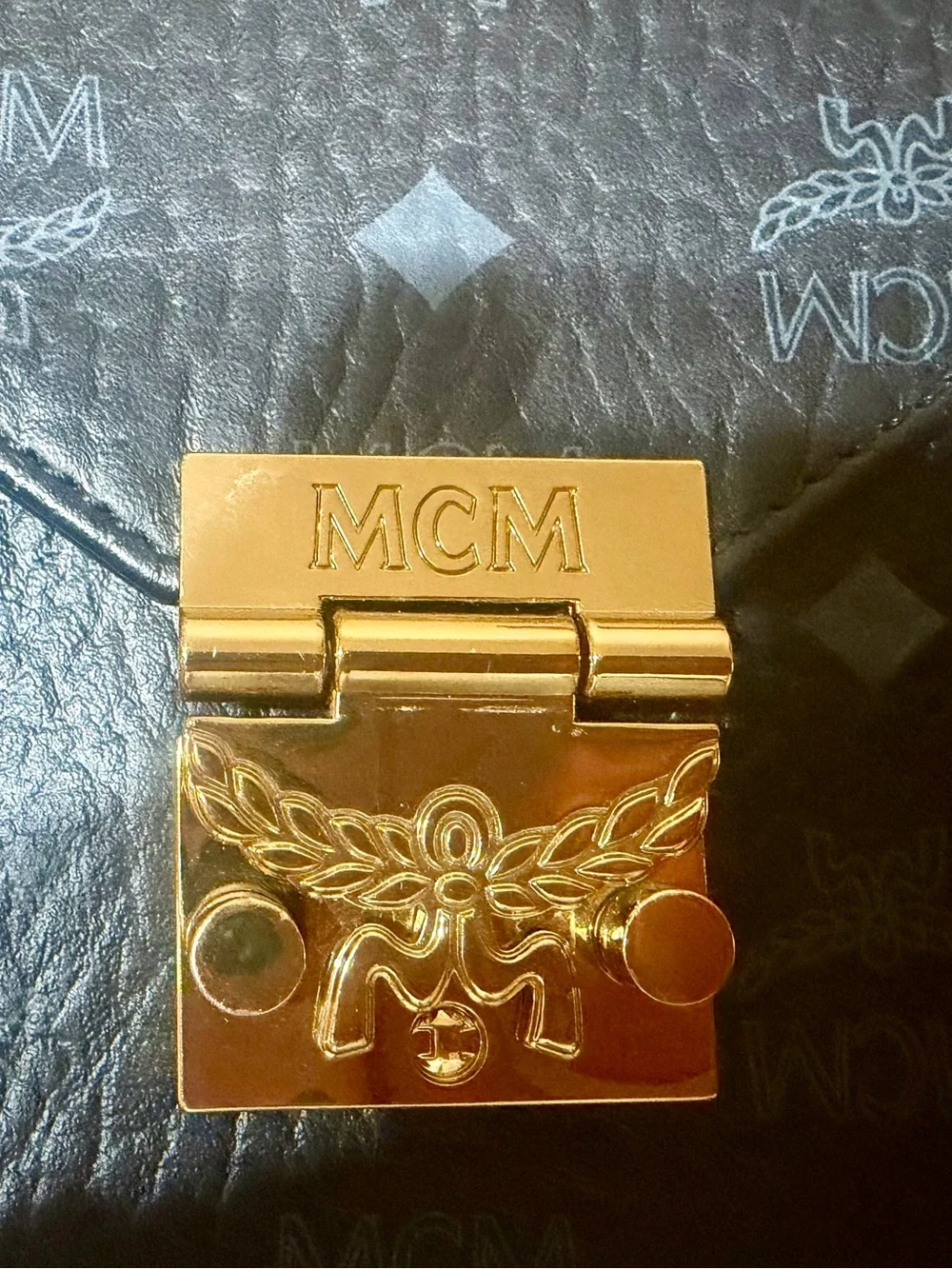 MCM Patricia Visetos Shoulder Bag